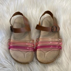 Brand New Old Navy pink toddler sandals
